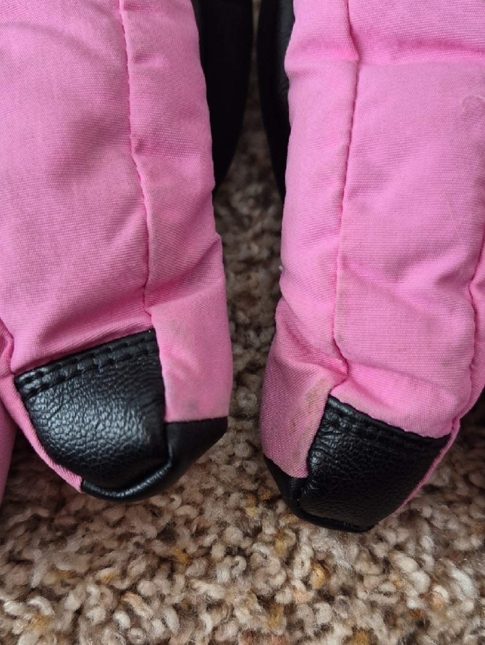 Burton Kids Pink, Light Pink & Purple Insulated Snow Gloves, Lg - Picture 6 of 6